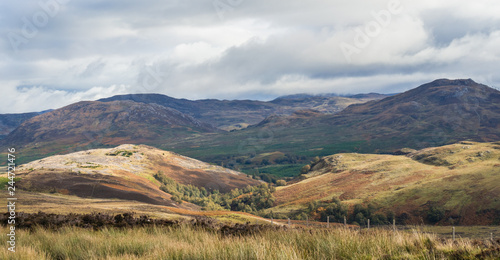 Picturesque autumnal view of the Great Glen or Glen More