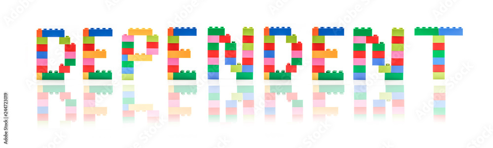 Block shape with word Block shape with word