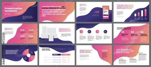 Colorful presentation templates elements. Vector infographics. Use in Presentation, flyer and leaflet, corporate report, marketing, advertising, annual report and banner.