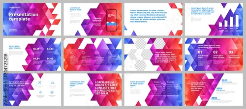 Colorful presentation templates elements. Vector infographics. Use in Presentation, flyer and leaflet, corporate report, marketing, advertising, annual report and banner.