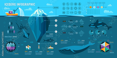 Iceberg Infographics