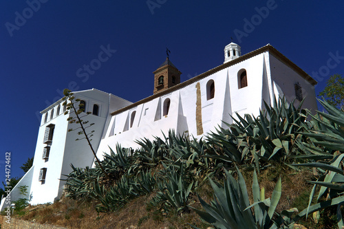 Archidona (Malaga) Spain. Shrine-Mosque Lady of Grace with the people of Archidona