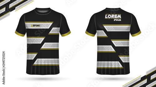 Football shirt template	
