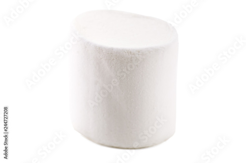 sweet marshmallow on white