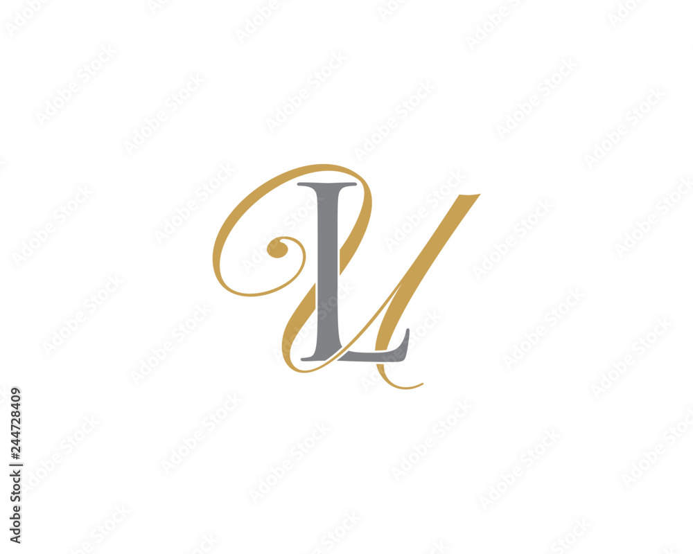LU UL Letter Logo Icon 002 LU UL Letter Logo Icon 002