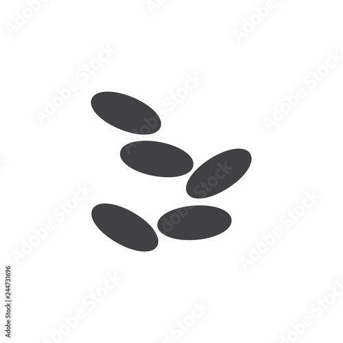 Bacteria microorganism vector icon. filled flat sign for mobile concept and web design. Cocci bacteria bacilli simple solid icon. Symbol, logo illustration. Pixel perfect vector graphics