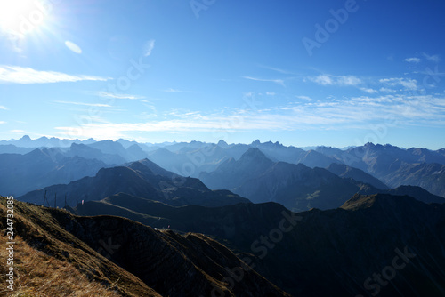 Allgäuer Alpen - Blick vom Nebelhorn 
