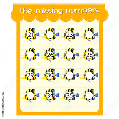 Game templates with missing numbers 