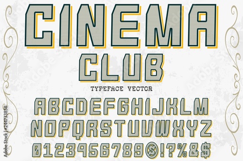 Font Hand drawn vector script ornaments calligraphic Alphabet typeface,vector,labels