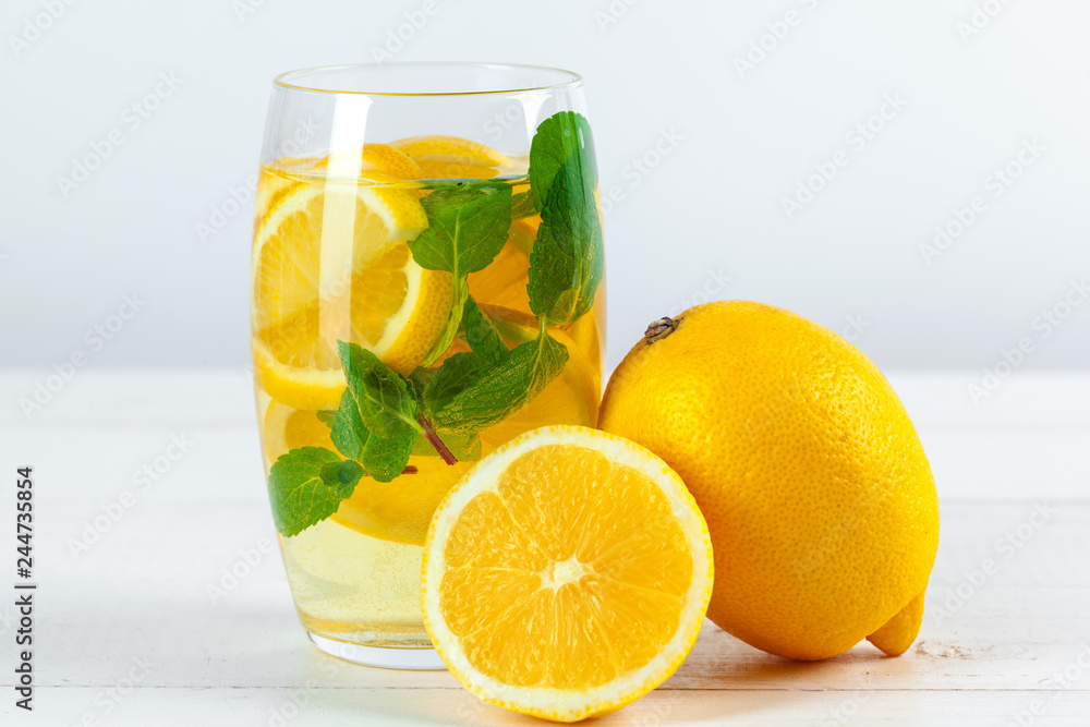 Lemonade. Drink with fresh lemons. Lemonade. Drink with fresh lemons.