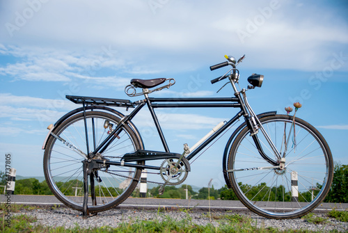 Old bike, old bike from Thailand country