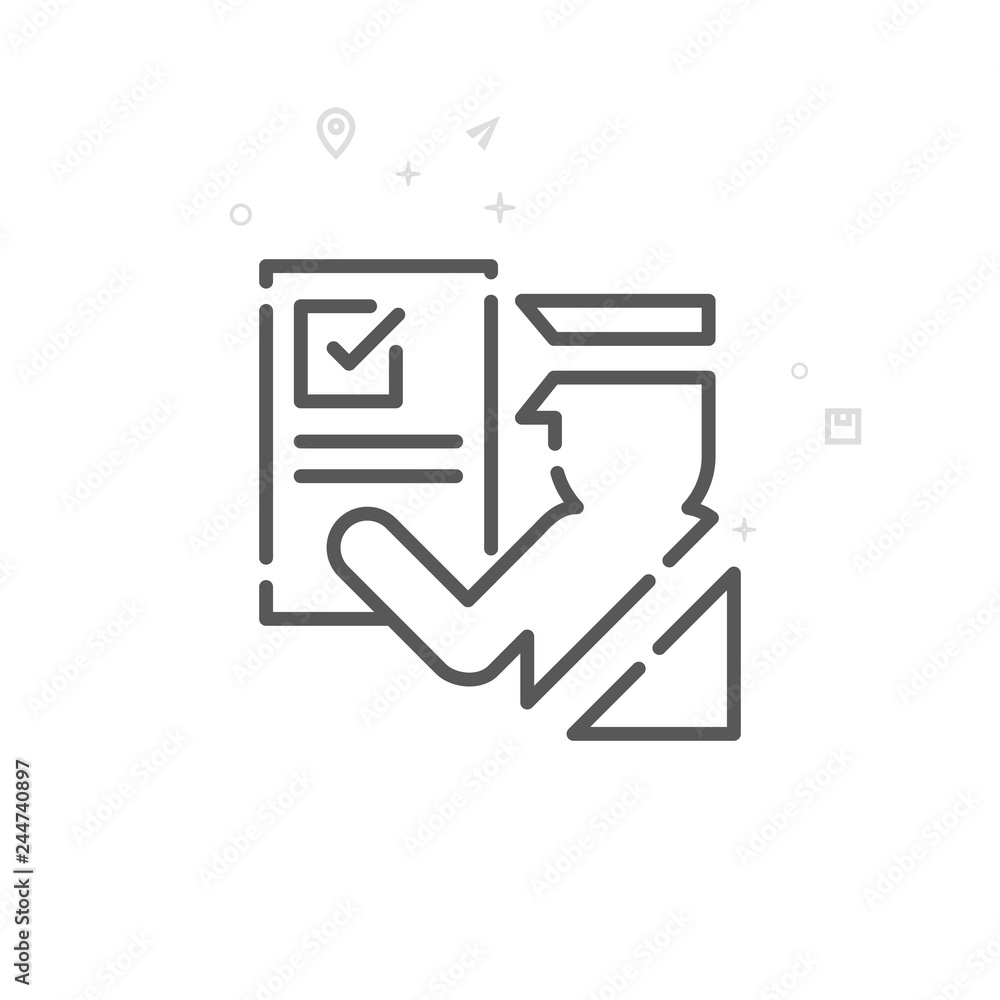 Customs Clearance Vector Line Icon. Customs Officer Symbol, Pictogram, Sign. Light Abstract Geometric Background. Editable Stroke. Adjust Line Weight. Design with Pixel Perfection. Customs Clearance Vector Line Icon. Customs Officer Symbol, Pictogram, Sign. Light Abstract Geometric Background. Editable Stroke. Adjust Line Weight. Design with Pixel Perfection.