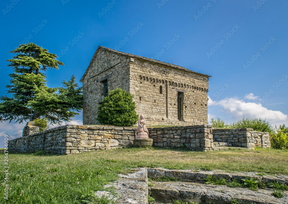 Bergolo cappella del cimitero Stock Photo | Adobe Stock