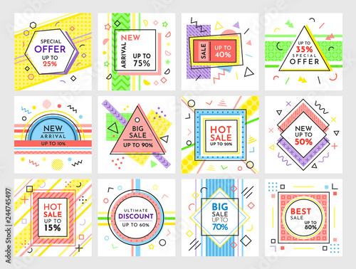 Special Offers, Hot Sales with Price Reduction Set