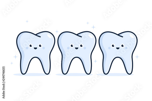 Illustration of Healthy teeth.