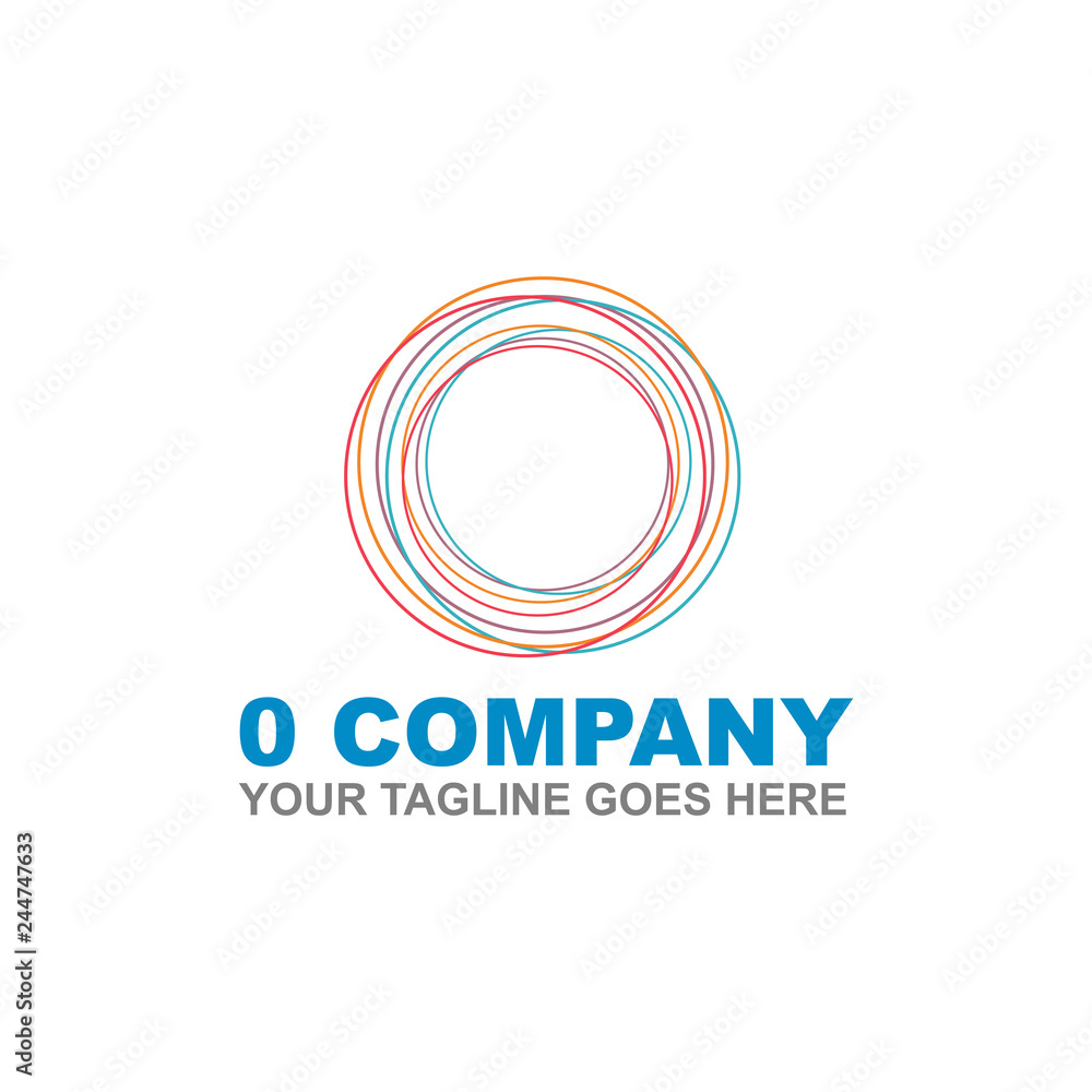 O letter logo design vector template O letter logo design vector template
