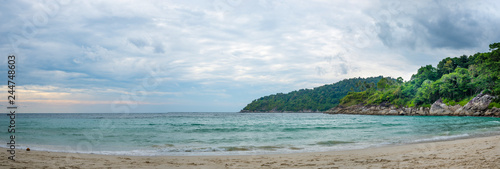 Landscape Sea View of Island From Beach, Thailand