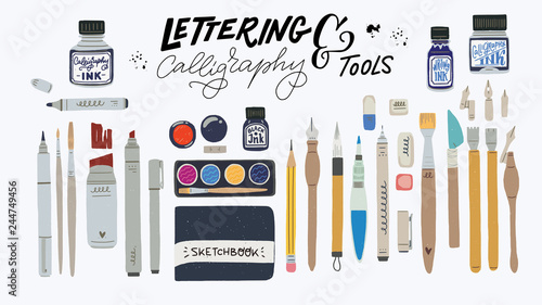 Calligraphy art supplies