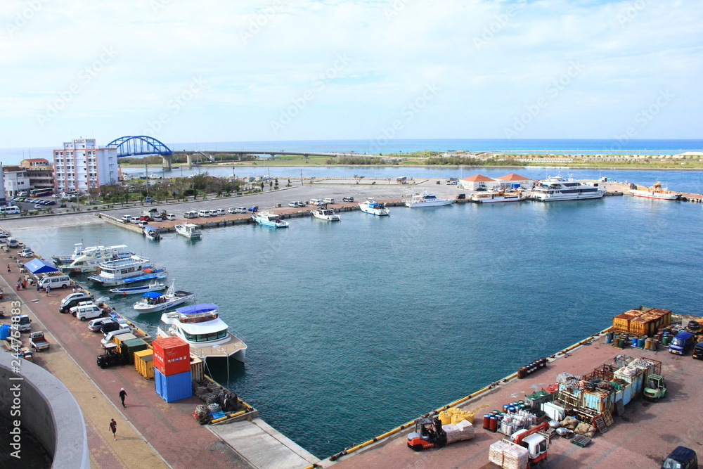 石垣島の港