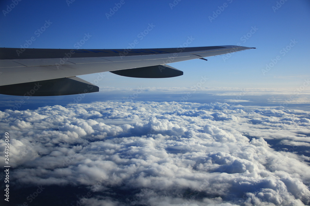 機内から見る空 機内から見る空