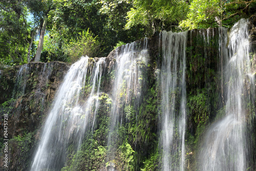 Waterfall in El Nicho  an area belonging to the national park Topes de Collantes  Cuba