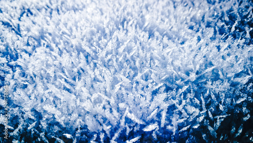 Eis Kristalle blue