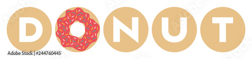 donut lettering