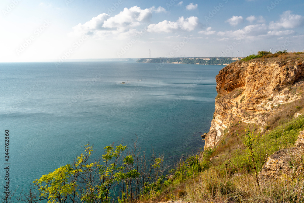 Famous cliff in Balgarevo in Bulgaria Famous cliff in Balgarevo in Bulgaria