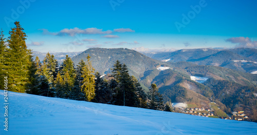 Winter im Schwarzwald nahe Bad Peterstal Griesbach