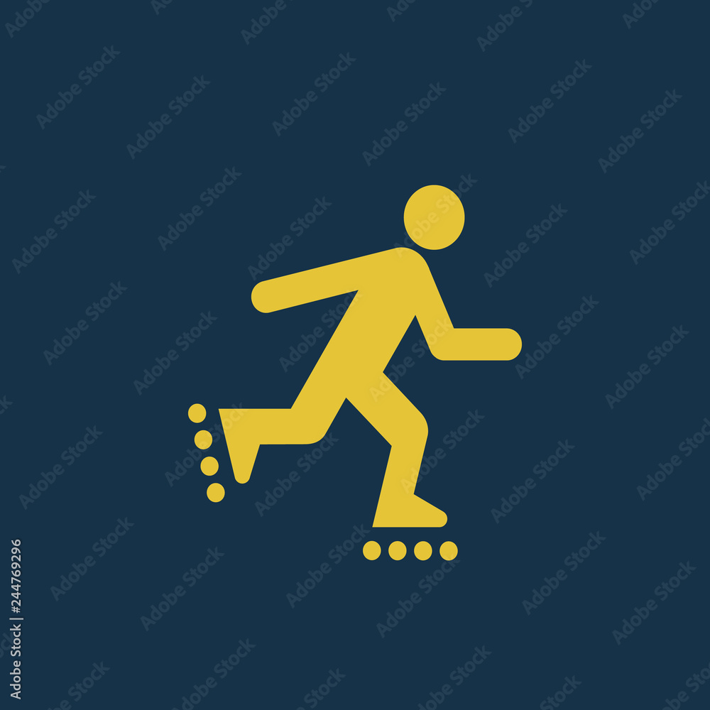 web design icon and symbol. Flat vector sign isolated on blue background. Simple vector illustration for graphic and web design.	