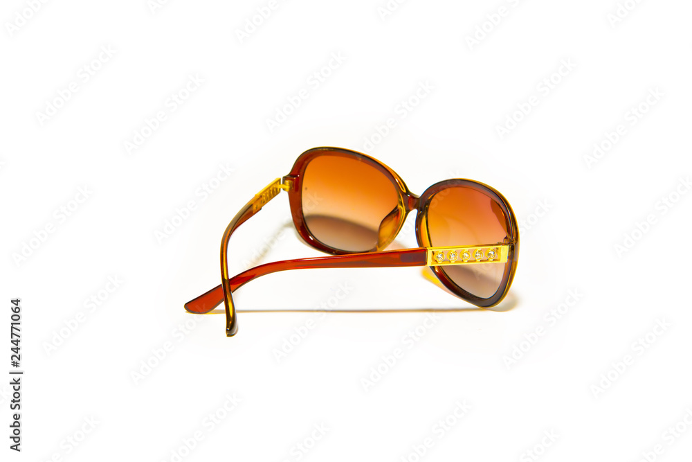 Yellow Sunglasses white background Yellow Sunglasses white background