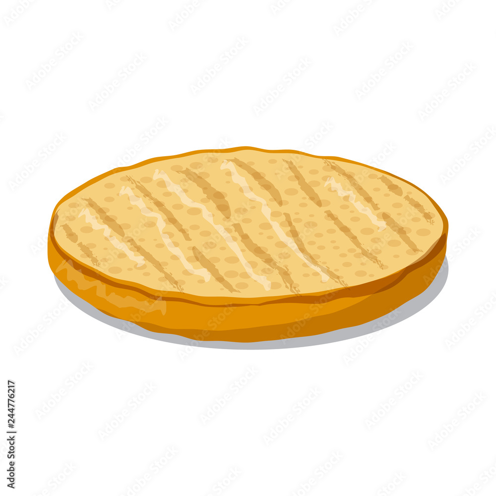 Vector illustration of burger and sandwich symbol. Collection of burger and slice stock symbol for web. Vector illustration of burger and sandwich symbol. Collection of burger and slice stock symbol for web.