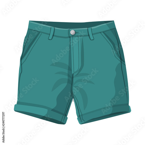 Vector illustration of man and clothing icon. Set of man and wear vector icon for stock.