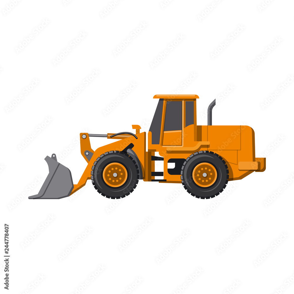 Vector illustration of build and construction icon. Collection of build and machinery stock vector illustration.