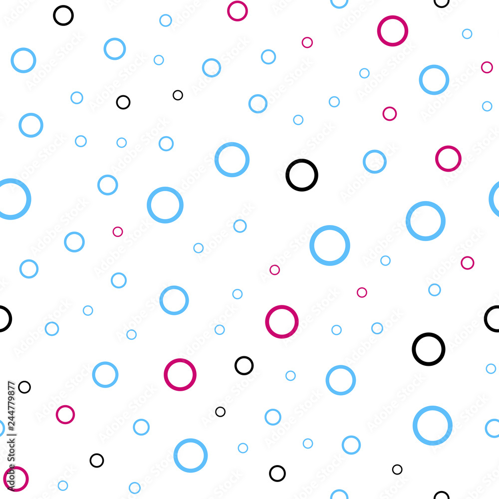 Light Blue, Red vector seamless backdrop with dots.