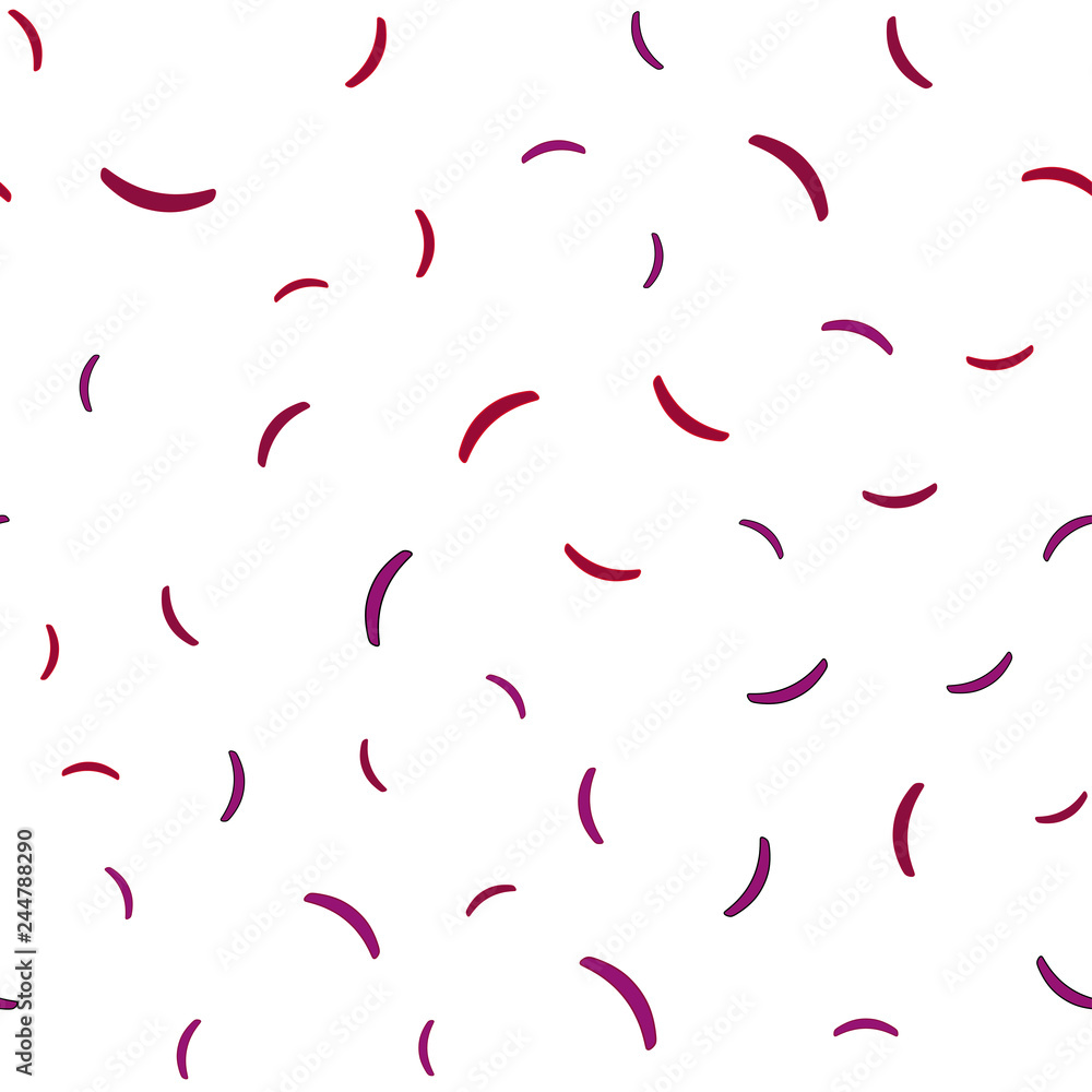 Dark Purple, Pink vector seamless pattern with curved lines. Dark Purple, Pink vector seamless pattern with curved lines.