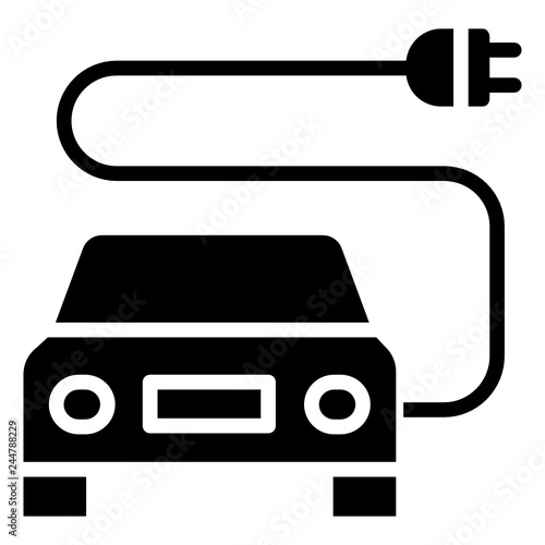 Charge car icon