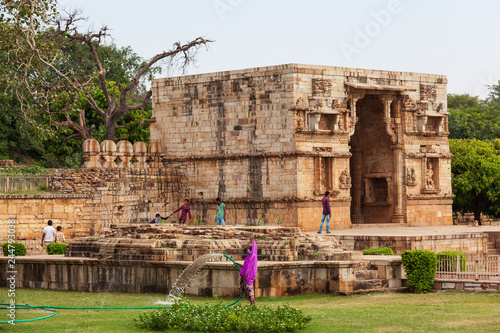 Chittorgarh ruins, India photo