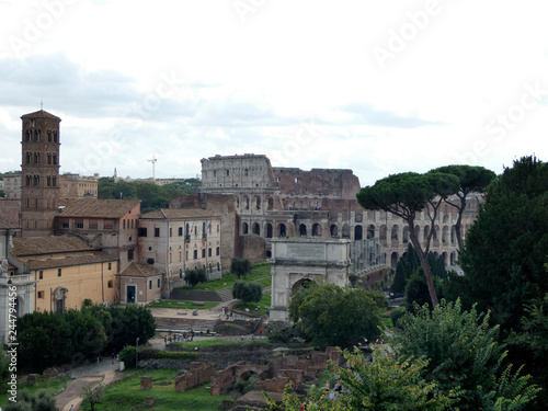 Foro Romano, en la ciudad de Roma.