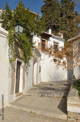 Slope in Granada, Andalusia, Spain