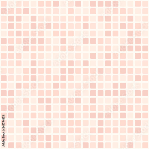 Rose square pattern. Seamless vector