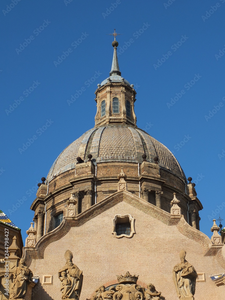 Main Dome Of Basilica de Nuestra Señora de Pilar