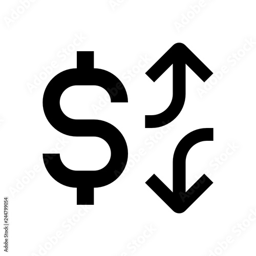 Money dollar growth fall rate finance business