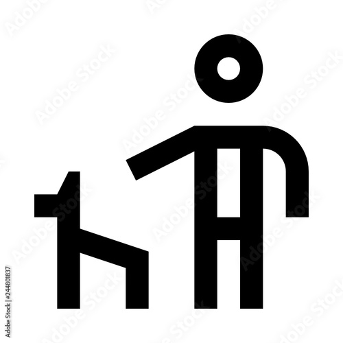 Human people dog pet