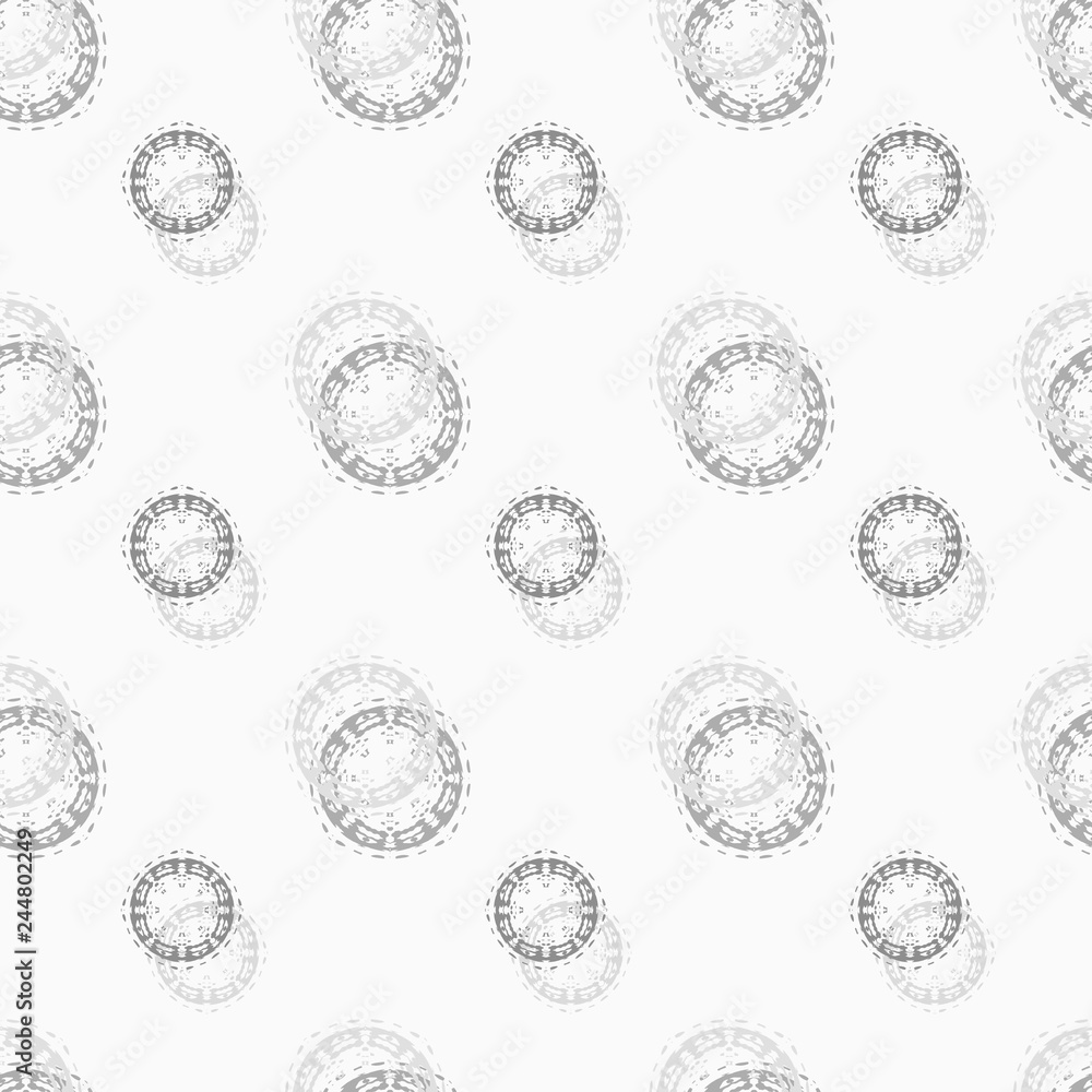 Seamless background pattern with various colored circles. Seamless background pattern with various colored circles.
