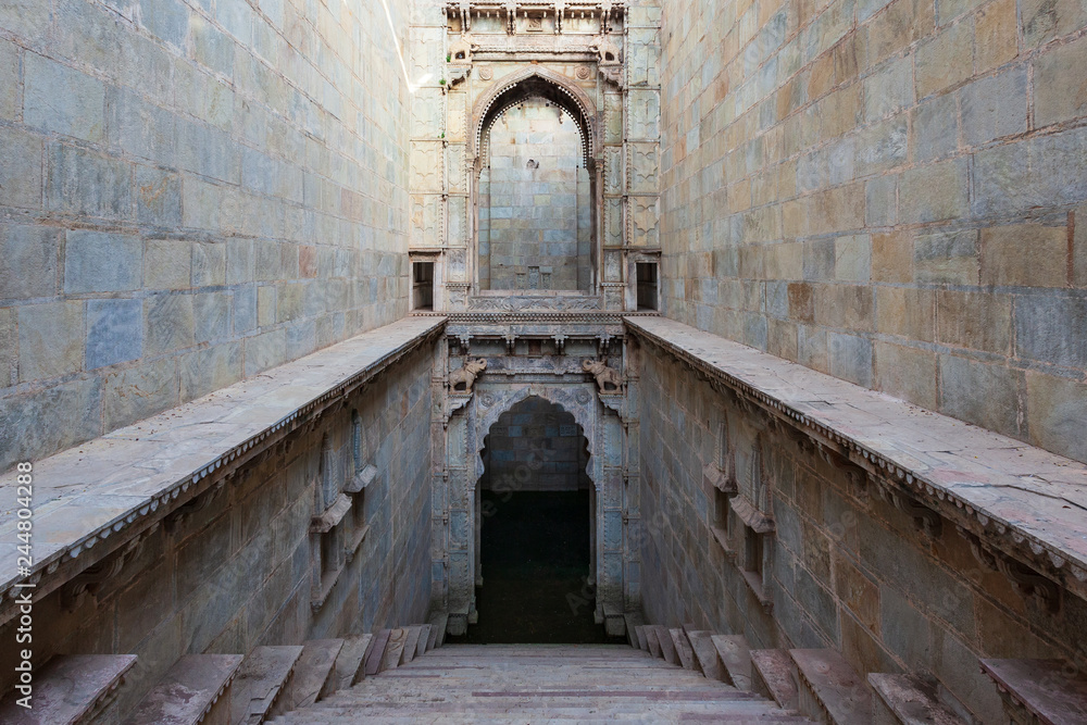 Naklejka premium Stepwell in India