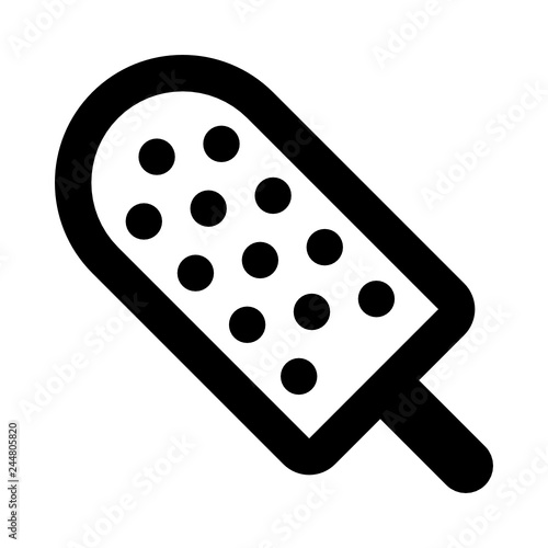 Ice cream dessert dots