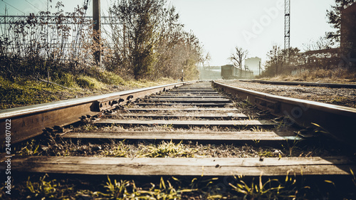 railway in countryside