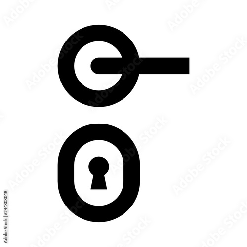Doorhandle keyhole