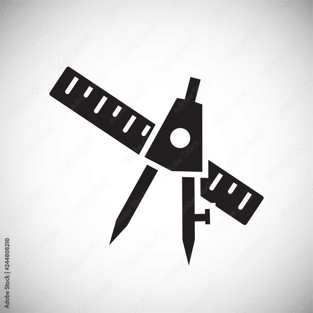 Shool supplies icon on white background for graphic and web design, Modern simple vector sign. Internet concept. Trendy symbol for website design web button or mobile app Shool supplies icon on white background for graphic and web design, Modern simple vector sign. Internet concept. Trendy symbol for website design web button or mobile app